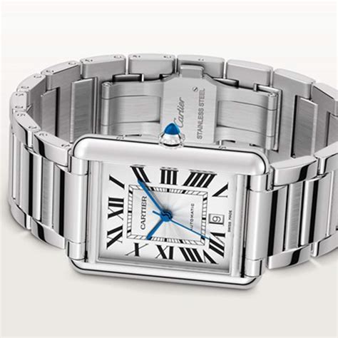 must de cartier mens watch|cartier tank must large size.